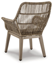 Beach Front Arm Chair with Cushion (Set of 2) - P399-601A - Gate Furniture