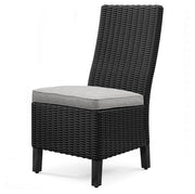 Beachcroft Black/Light Gray Outdoor Side Chair with Cushion (Set of 2) - P792-601