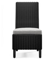 Beachcroft Black/Light Gray Outdoor Side Chair with Cushion (Set of 2) - P792-601
