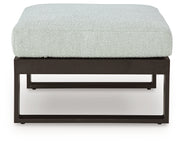 Beachloft 5-Piece Outdoor Sectional with Ottoman in Black/Gray from Ashley - Luna Furniture