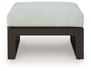 Beachloft 5-Piece Outdoor Sectional with Ottoman in Black/Gray from Ashley - Luna Furniture