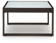 Beachloft 8-Piece Sectional with Ottoman and Coffee Table in Black/Gray - PKG021169
