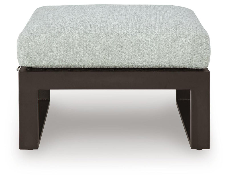 Beachloft 8-Piece Sectional with Ottoman and Coffee Table in Black/Gray - PKG021169