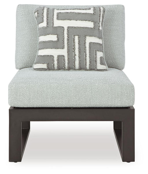 Beachloft Black/Gray 4-Piece Outdoor Sectional - P490P7
