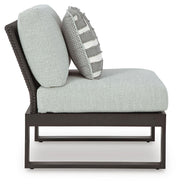 Beachloft Black/Gray 5-Piece Outdoor Sectional - P490P2