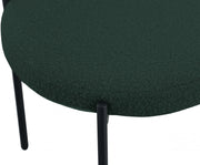 Beacon Boucle Fabric Upholstered Dining Chair in Green, Set of 2 - 880Green-C