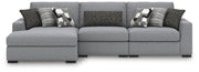 Bealton Salt and Pepper 3-Piece Sectional with Chaise - 61305S4