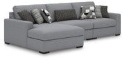 Bealton Salt and Pepper 3-Piece Sectional with Chaise - 61305S4