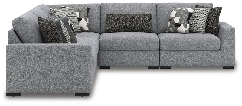 Bealton Salt and Pepper 5-Piece Sectional - 61305S6