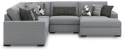 Bealton Salt and Pepper 5-Piece Sectional with Chaise - 61305S7