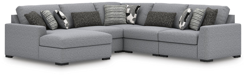 Bealton Salt and Pepper 5-Piece Sectional with Chaise - 61305S8