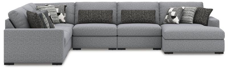 Bealton Salt and Pepper 6-Piece Sectional with Chaise - 61305S12