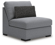 Bealton Salt and Pepper Armless Chair - 6130546