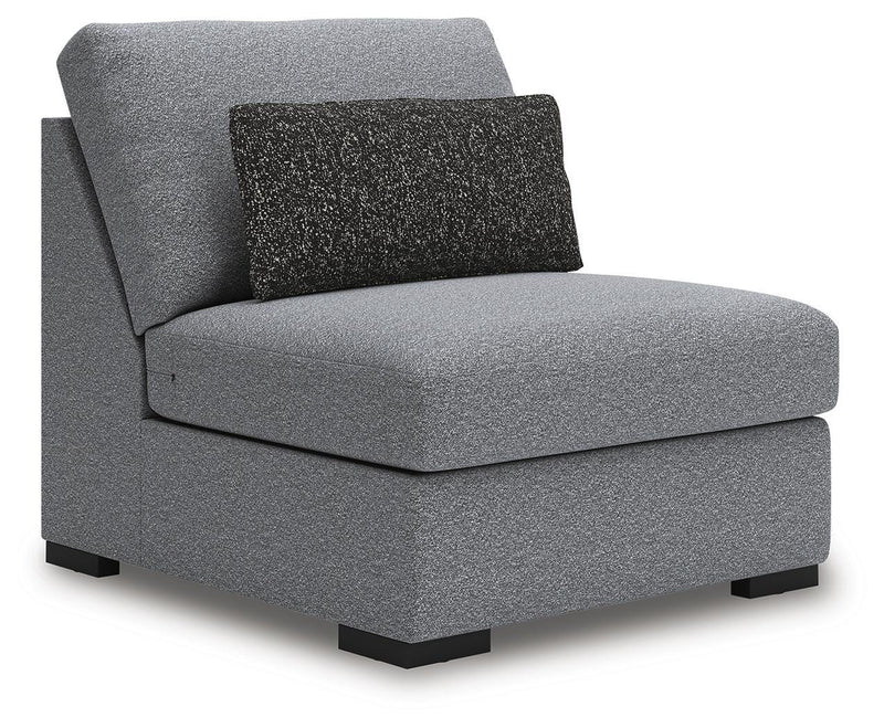 Bealton Salt and Pepper Armless Chair - 6130546