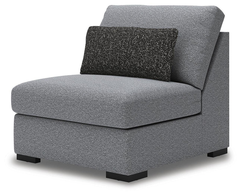 Bealton Salt and Pepper Armless Chair - 6130546