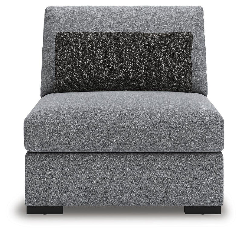Bealton Salt and Pepper Armless Chair - 6130546