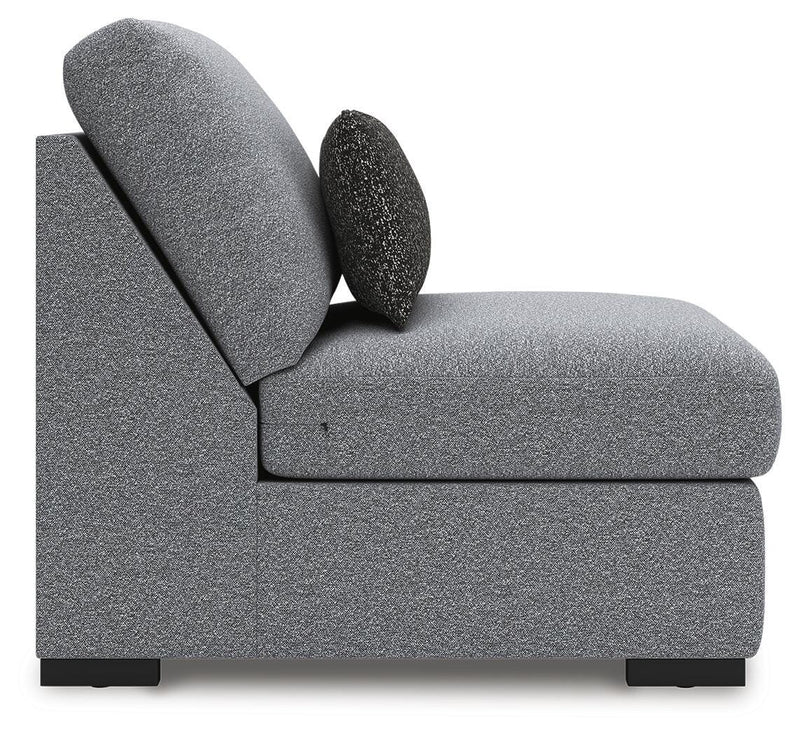 Bealton Salt and Pepper Armless Chair - 6130546