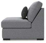 Bealton Salt and Pepper Armless Chair - 6130546