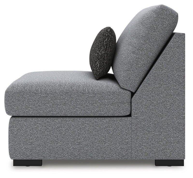 Bealton Salt and Pepper Armless Chair - 6130546