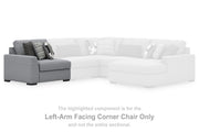 Bealton Salt and Pepper Left-Arm Facing Corner Chair - 6130564