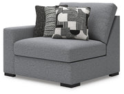 Bealton Salt and Pepper Left-Arm Facing Corner Chair - 6130564