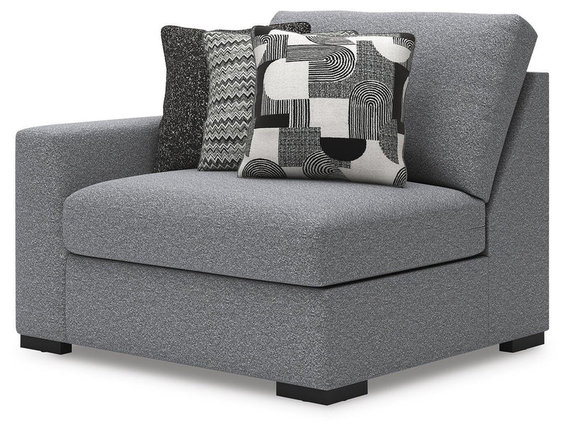 Bealton Salt and Pepper Left-Arm Facing Corner Chair - 6130564
