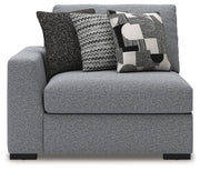 Bealton Salt and Pepper Left-Arm Facing Corner Chair - 6130564