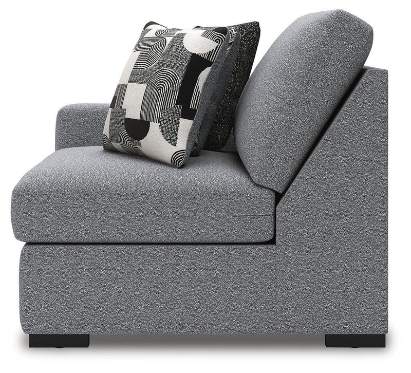 Bealton Salt and Pepper Left-Arm Facing Corner Chair - 6130564