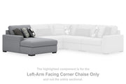Bealton Salt and Pepper Left-Arm Facing Corner Chaise - 6130516