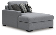 Bealton Salt and Pepper Left-Arm Facing Corner Chaise - 6130516