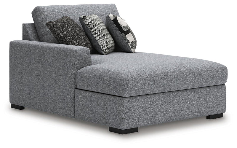 Bealton Salt and Pepper Left-Arm Facing Corner Chaise - 6130516