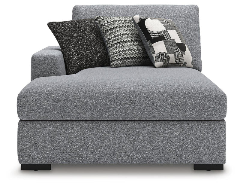 Bealton Salt and Pepper Left-Arm Facing Corner Chaise - 6130516