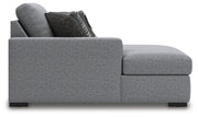 Bealton Salt and Pepper Left-Arm Facing Corner Chaise - 6130516