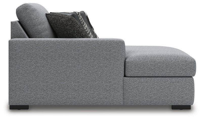 Bealton Salt and Pepper Left-Arm Facing Corner Chaise - 6130516