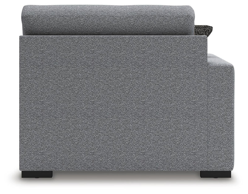 Bealton Salt and Pepper Left-Arm Facing Corner Chaise - 6130516