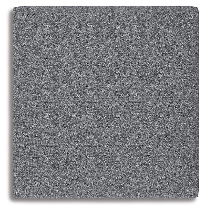 Bealton Salt and Pepper Oversized Accent Ottoman - 6130508