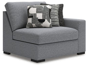 Bealton Salt and Pepper Right-Arm Facing Corner Chair - 6130565