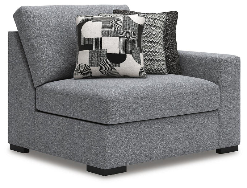 Bealton Salt and Pepper Right-Arm Facing Corner Chair - 6130565