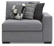 Bealton Salt and Pepper Right-Arm Facing Corner Chair - 6130565