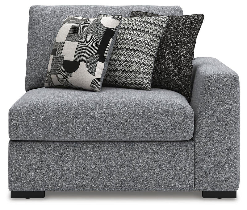Bealton Salt and Pepper Right-Arm Facing Corner Chair - 6130565