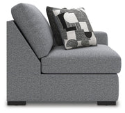 Bealton Salt and Pepper Right-Arm Facing Corner Chair - 6130565