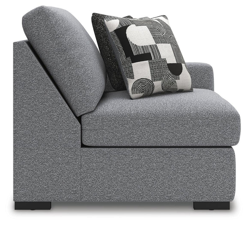 Bealton Salt and Pepper Right-Arm Facing Corner Chair - 6130565