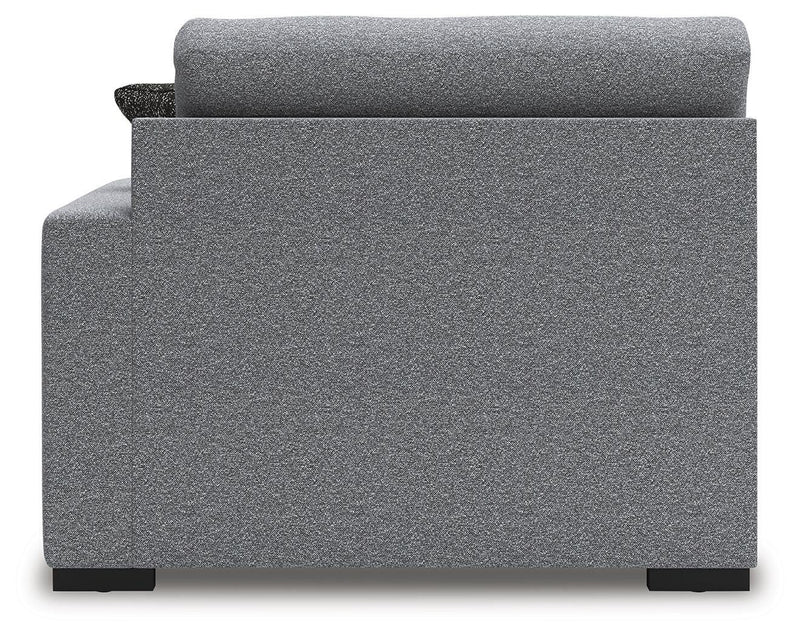 Bealton Salt and Pepper Right-Arm Facing Corner Chaise - 6130517