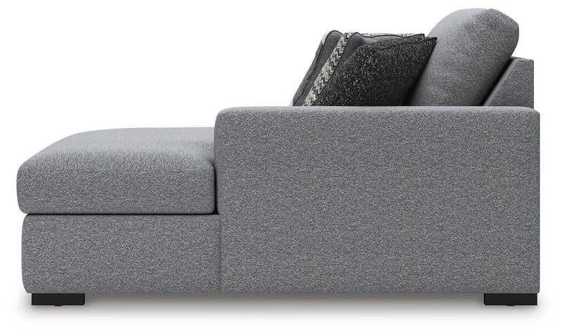 Bealton Salt and Pepper Right-Arm Facing Corner Chaise - 6130517