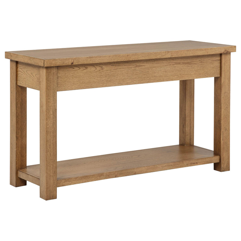 Beasley 2-Drawer Wood Console Table Golden Oak - 723329
