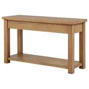 Beasley 2-Drawer Wood Console Table Golden Oak - 723329