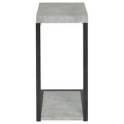 Beck Engineered Wood C-Shape Sofa Side Table Cement - 902933