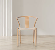Beck Hand Woven Rope Dining Chair in Natural, Set of 2 - 893Oak-C