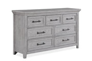 Beckett Rustic Gray Footboard Bench Panel Bedroom Set - Gate FurnitureBedroom Set