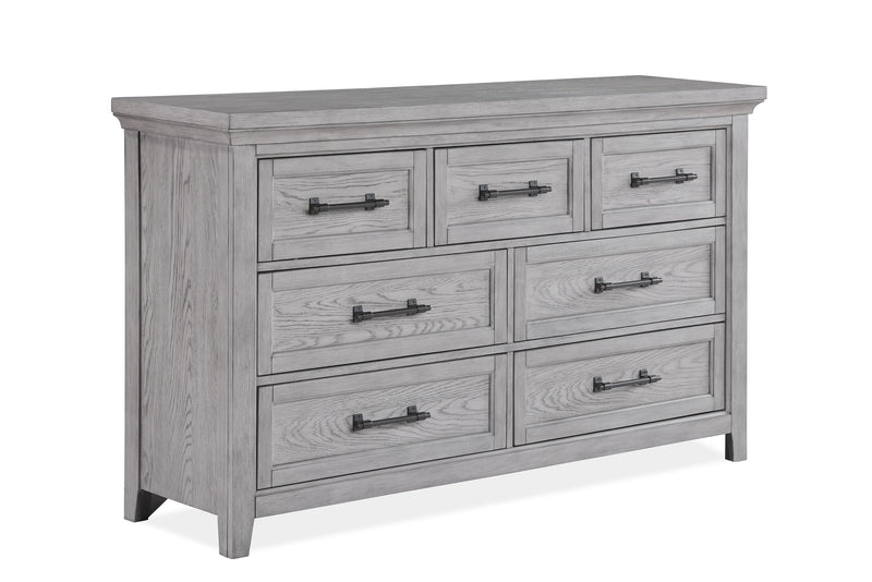 Beckett Rustic Gray Footboard Bench Panel Bedroom Set - Gate FurnitureBedroom Set